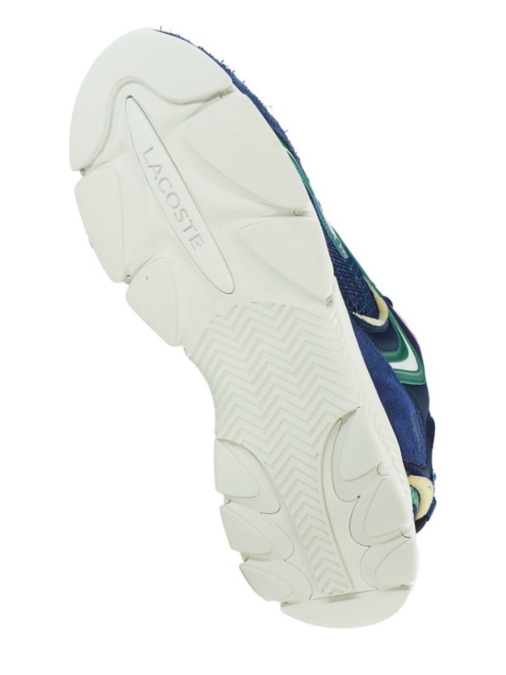 Lacoste l003 neo Navy Green Pink Lightweight Sneakers - Picture 2 of 3